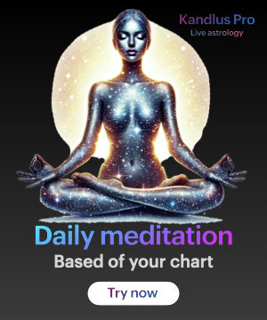 daily meditation, meditation base of personal chart